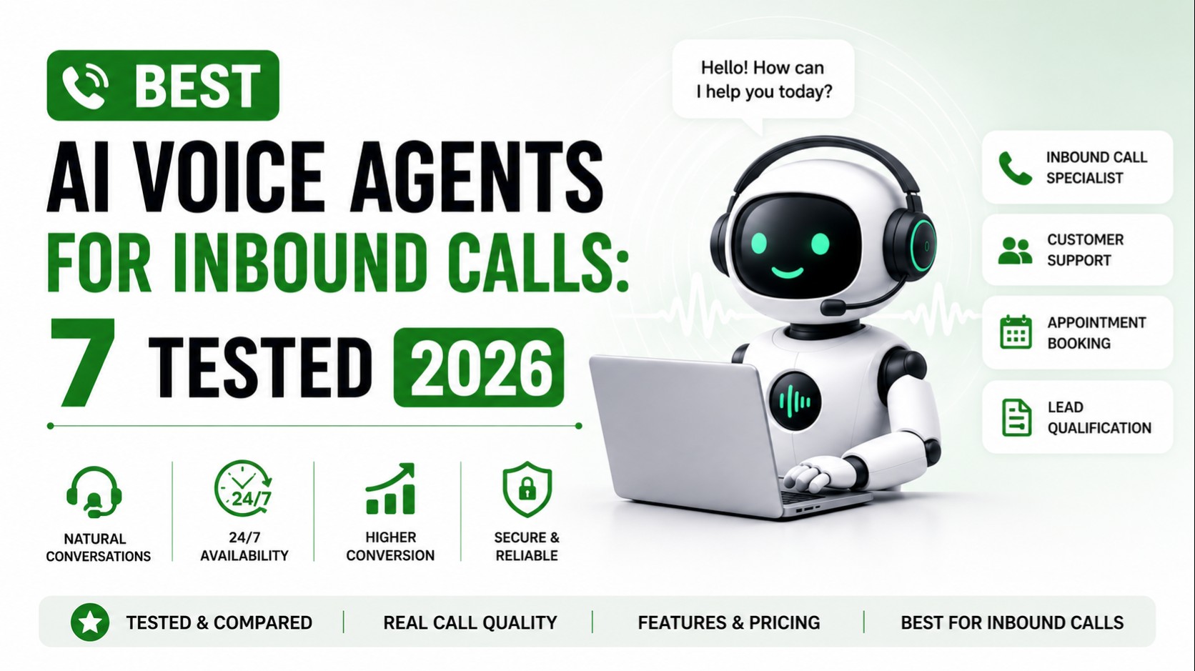AI voice agents for inbound calls