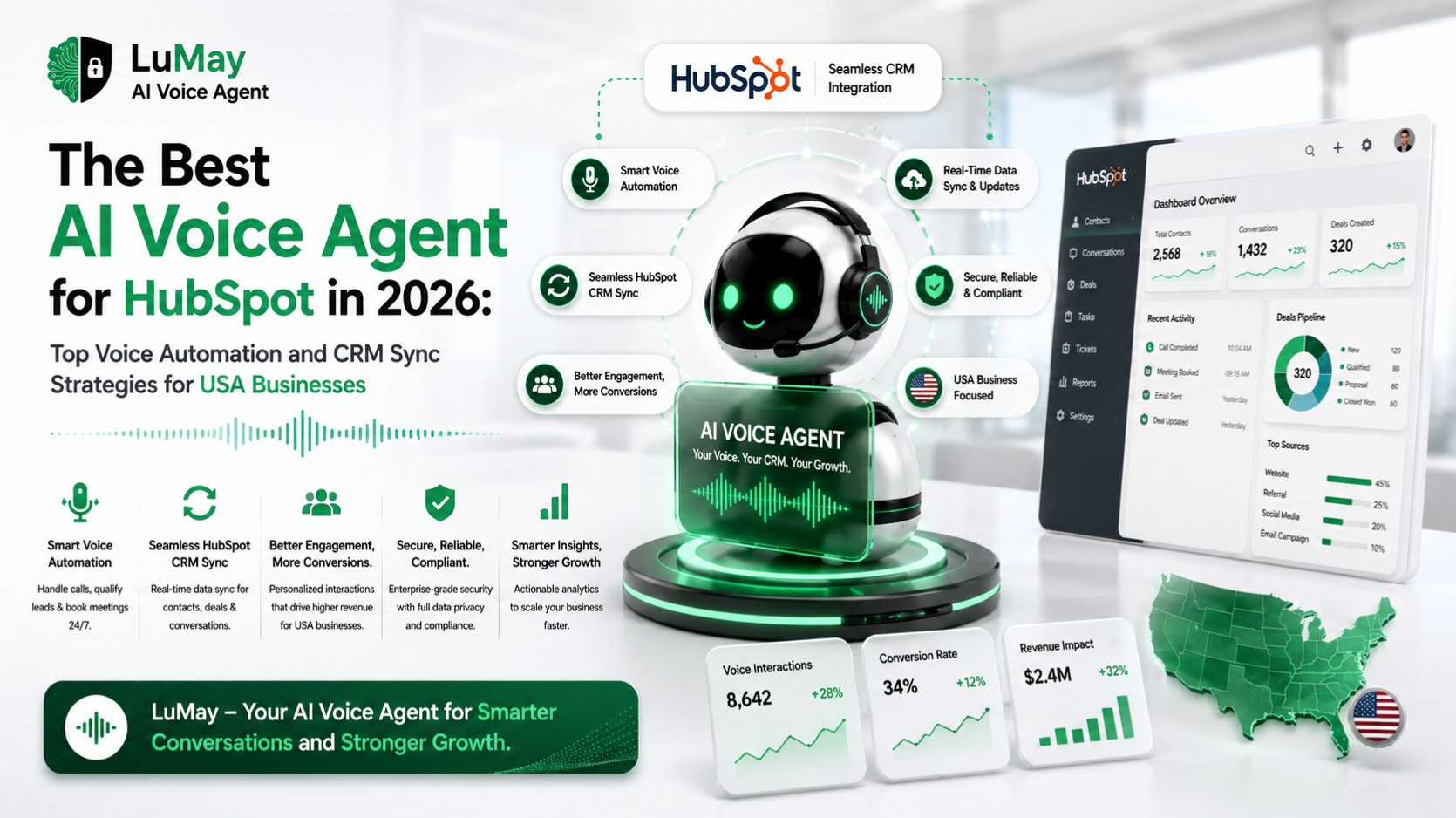 The Best AI Voice Agent for HubSpot in 2026: Top Voice Automation and CRM Sync Strategies for USA Businesses